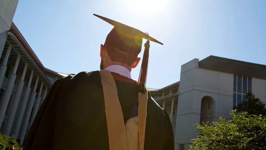 Goizueta student at graduation