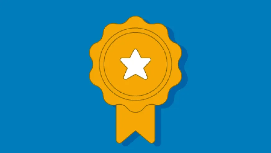 sample digital badge for Executive Education
