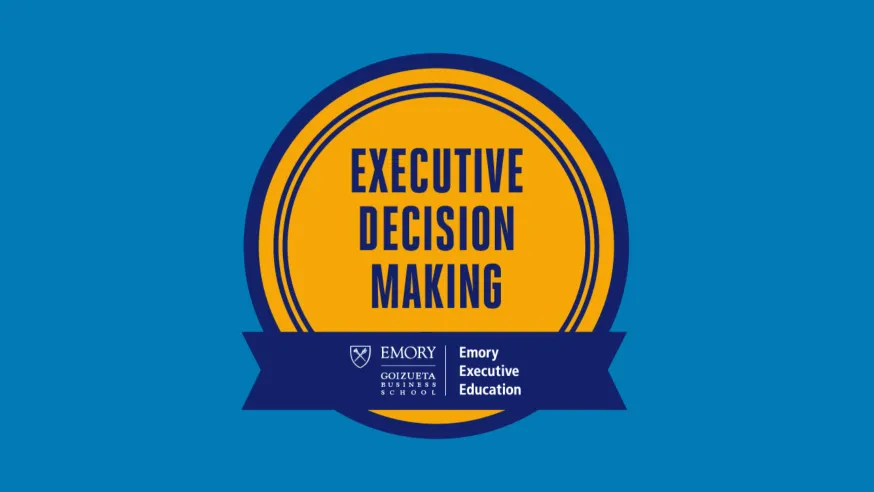 Executive Decision Making Badge