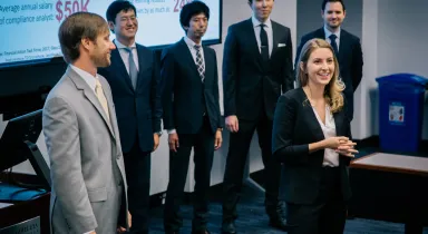 MBA Students Presenting IMPACT